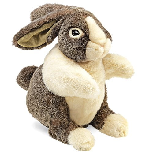 Folkmanis 7” Hand Puppet Plush Brown Bunny Rabbit Folkmanis 7” Hand Puppet Plush Brown Bunny Rabbit